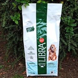 Libra Dog Nourriture Adult Light Dinde et Céréales Intégrales 12 kg